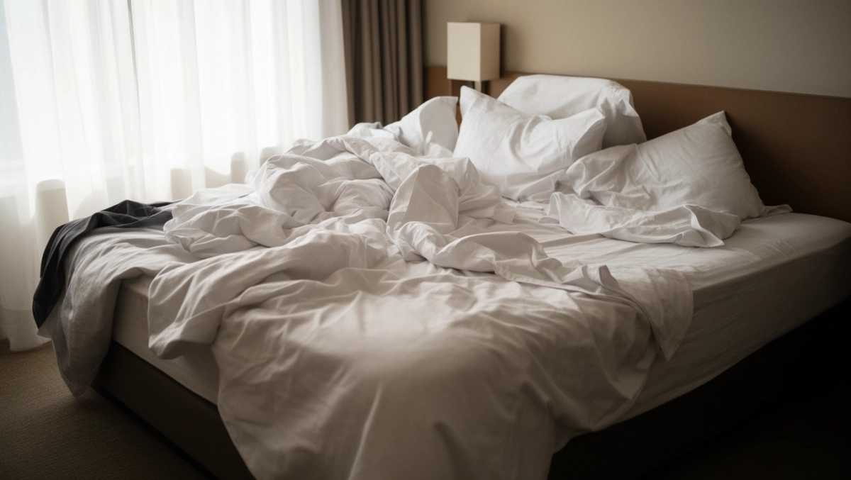 Jak zostawić pościel w hotelu
