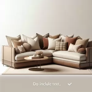 brązowy narożnik jakie poduszki