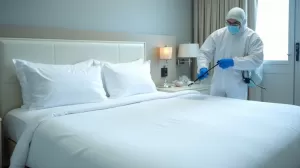 dezynfekcja pościeli hotelowej