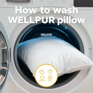 Jak prać poduszkę WELLPUR