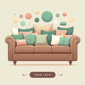 jakie poduszki do brązowej kanapy