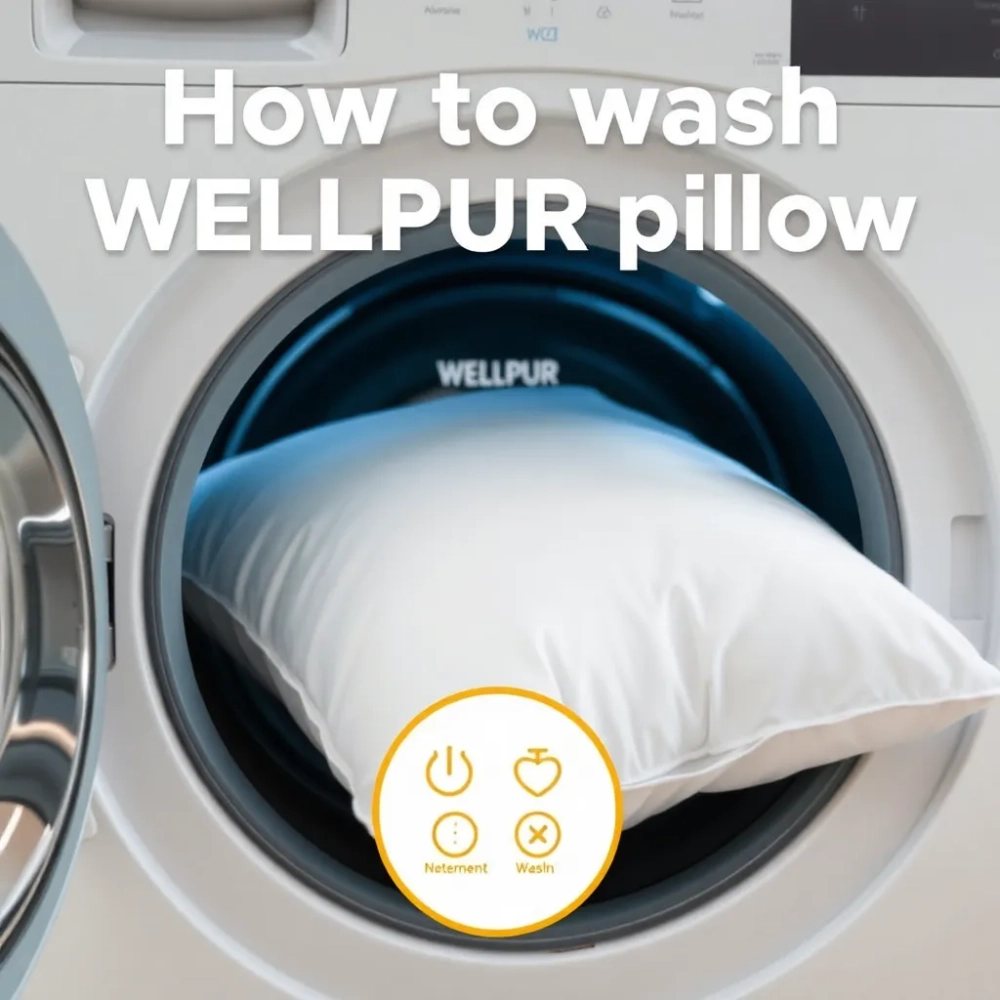 Jak prać poduszkę WELLPUR